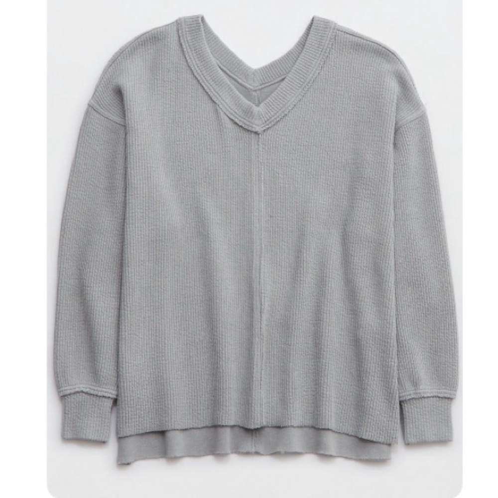 AERIE SWEATSHIRT V NECK